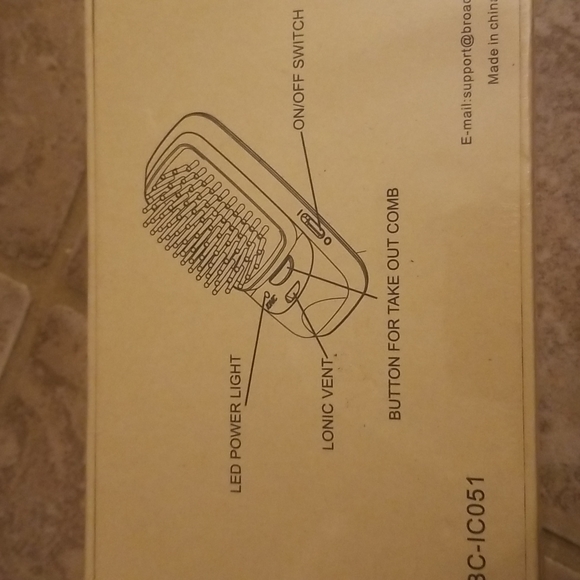 Broadcare portable ionic brush - Picture 3 of 3